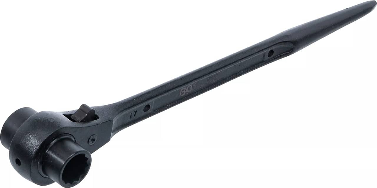 Cheie cu clichet pentru montat schele, 17 x 19 mm, BGS 308 – SimpleTools Cheie cu clichet pentru montat schele, 17 x 19 mm, BGS 308 - SimpleTools