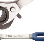 Cheie cu clicket, deschisa, pentru tevi, 12 mm, BGS 30832 - Chei combinate/fixe si inelare
