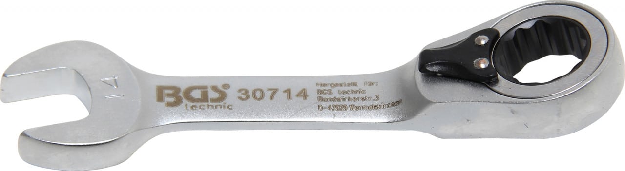 Cheie cu clicket, scurta, 14 mm, BGS 30714 – SimpleTools Cheie cu clicket, scurta, 14 mm, BGS 30714 - SimpleTools