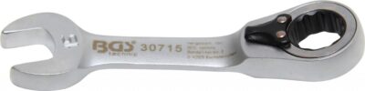 Cheie cu clicket, scurta, reversibila, 15 mm, BGS 30715
