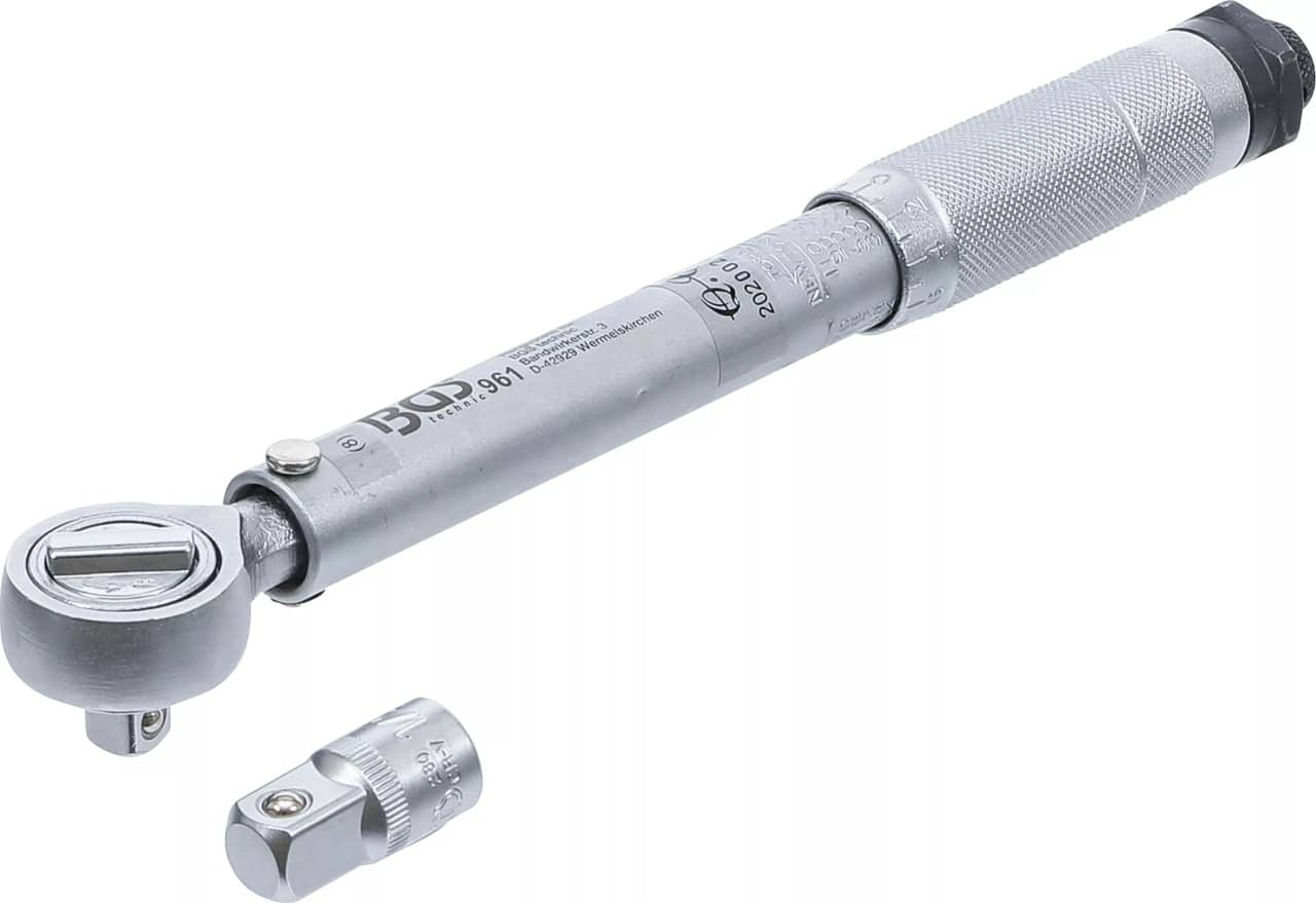 Cheie dinamometrica, 3/8″, 20-110 NM, include adaptor la 1/2″, BGS 961 – SimpleTools Cheie dinamometrica, 3/8", 20-110 NM, include adaptor la 1/2", BGS 961 - SimpleTools