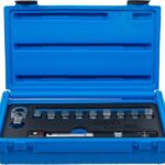 Cheie dinamometrica pentru spite 3 - 15 Nm cu capete interschimbabile, BGS 8511 - Clicheti si chei dinamometrice