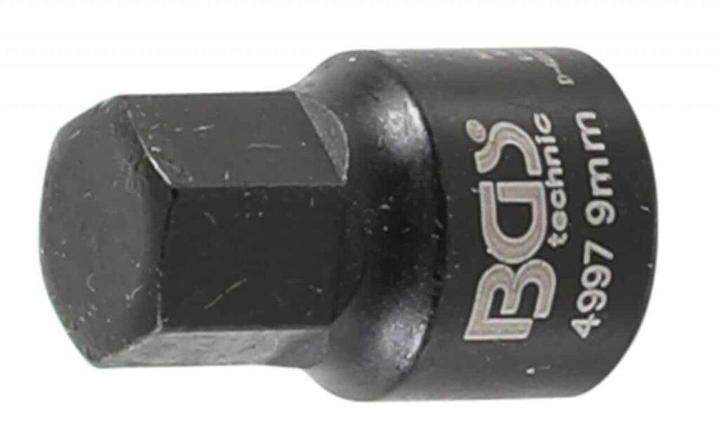 Cheie imbus hexagonala,8 mm, pentru etrieri, 1/4'', BGS 4997 - Sistem franare
