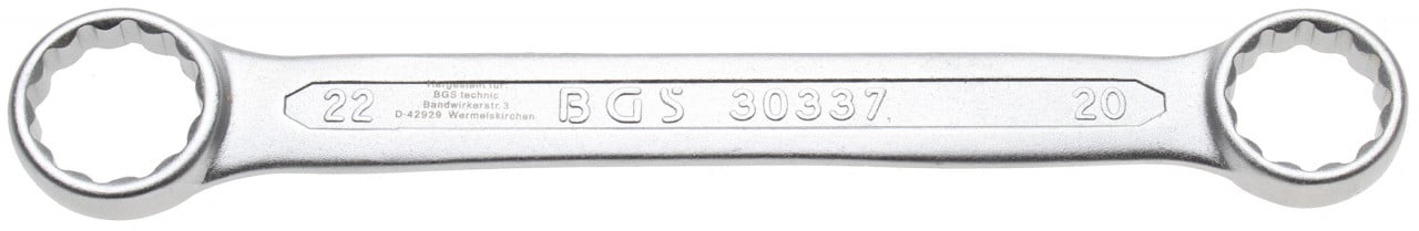 Cheie inelara 20×22 mm, BGS 30337 – SimpleTools Cheie inelara 20x22 mm, BGS 30337 - SimpleTools