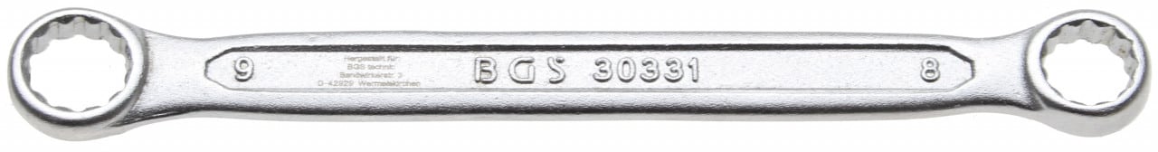 Cheie inelara 8×9 mm, BGS 30331 – SimpleTools Cheie inelara 8x9 mm, BGS 30331 - SimpleTools