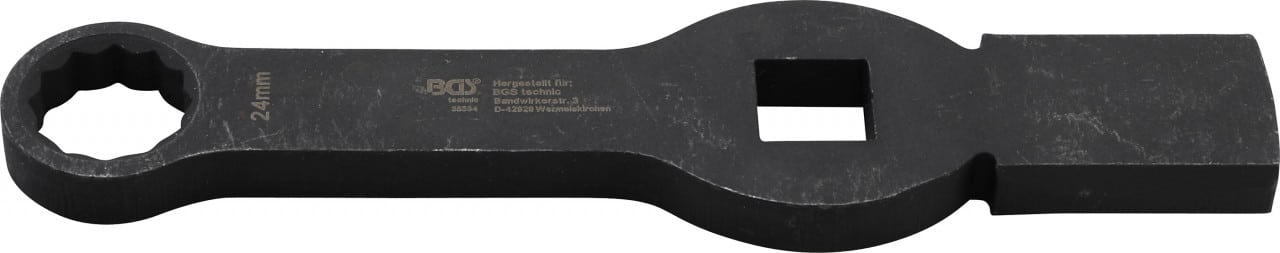 Cheie inelara cu impact 24 mm, 12 colţuri, BGS 35334 – SimpleTools Cheie inelara cu impact 24 mm, 12 colţuri, BGS 35334 - SimpleTools