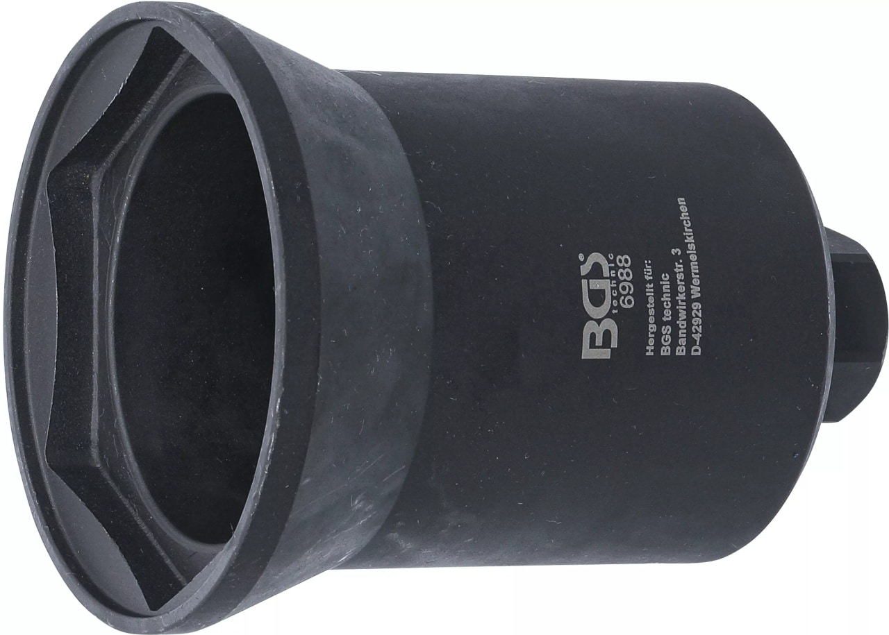 Cheie pentru piuliţe de axa, hexagon, pentru axe remorca Mercedes-Benz, 95 mm, BGS 6988 – SimpleTools Cheie pentru piuliţe de axa, hexagon, pentru axe remorca Mercedes-Benz, 95 mm, BGS 6988 - SimpleTools
