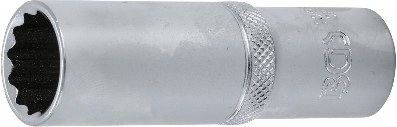 Cheie tubulara adanca 17 mm, 12 puncte, antrenare 1/2”, BGS 10684 – SimpleTools Cheie tubulara adanca 17 mm, 12 puncte, antrenare 1/2'', BGS 10684 - SimpleTools