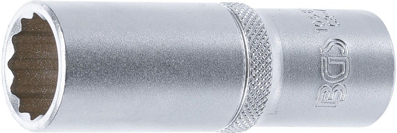 Cheie tubulara adanca 18 mm, 12 puncte, antrenare 1/2”, BGS 10685 – SimpleTools Cheie tubulara adanca 18 mm, 12 puncte, antrenare 1/2'', BGS 10685 - SimpleTools