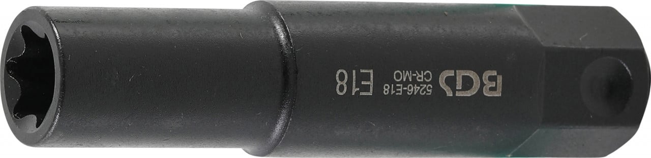 Cheie tubulara de impact Profil E18, lungime100 mm, antrenare hexagon 22 mm, BGS 5246-E18 – Chei Tubulare Normale si Impact Cheie tubulara de impact Profil E18, lungime100 mm, antrenare hexagon 22 mm, BGS 5246-E18 - Chei Tubulare Normale si Impact