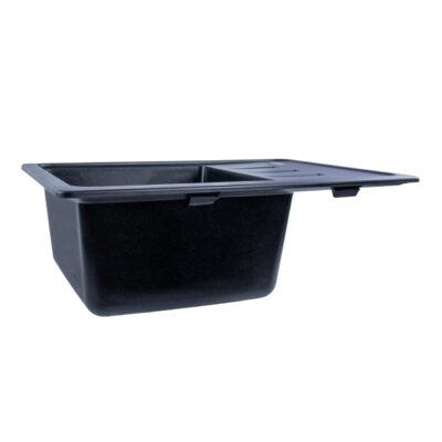 Chiuveta de bucătărie Elefant Premium Liana , Negru metalic , 430x620 mm - In lucru