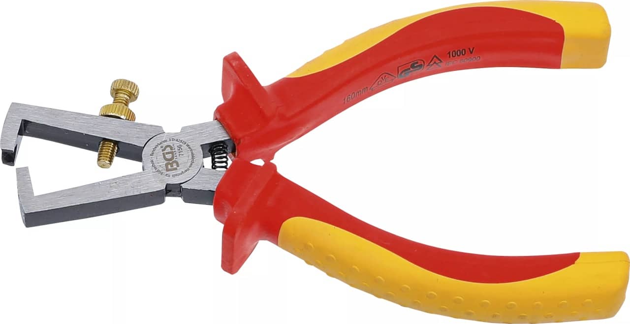 Cleste pentru dezizolat cabluri electrice VDE, lungime 160 mm, BGS 7156 – SimpleTools Cleste pentru dezizolat cabluri electrice VDE, lungime 160 mm, BGS 7156 - SimpleTools