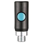 Cupla sigurantata cu buton, in doua trepte, 3/8" - Cuple si furtunuri pneumatice