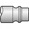 Cupla sigurantata, eliberare rapida, 13mm - Cuple si furtunuri pneumatice