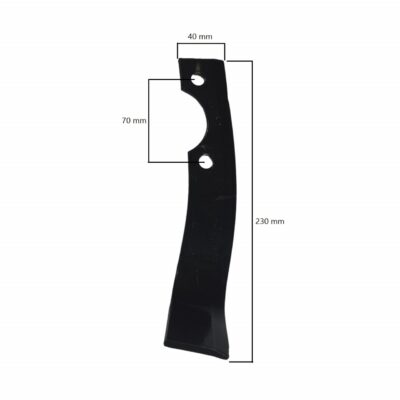 Cutit dreapta pentru ax Ø 23 mm, 230mm x 40mm, Elefant - In lucru
