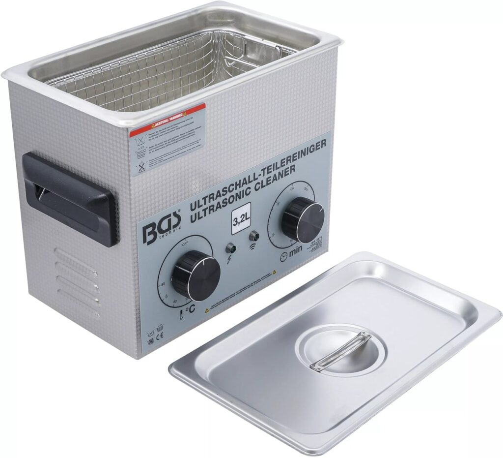 Cuva pentru spalare piese cu ultrasunete, capacitate 3, 2 litri, BGS 6879 - Utilaje atelier