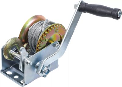 Dispozitiv de tras cu cablu de otel, diametru fir 4.2 mm, lungime 8 m, sarcina max. 270 kg, BGS 3485