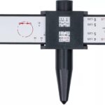 Dispozitiv pentru masurat distanta dintre gauri la jante, BGS 8367 - Scule service roti