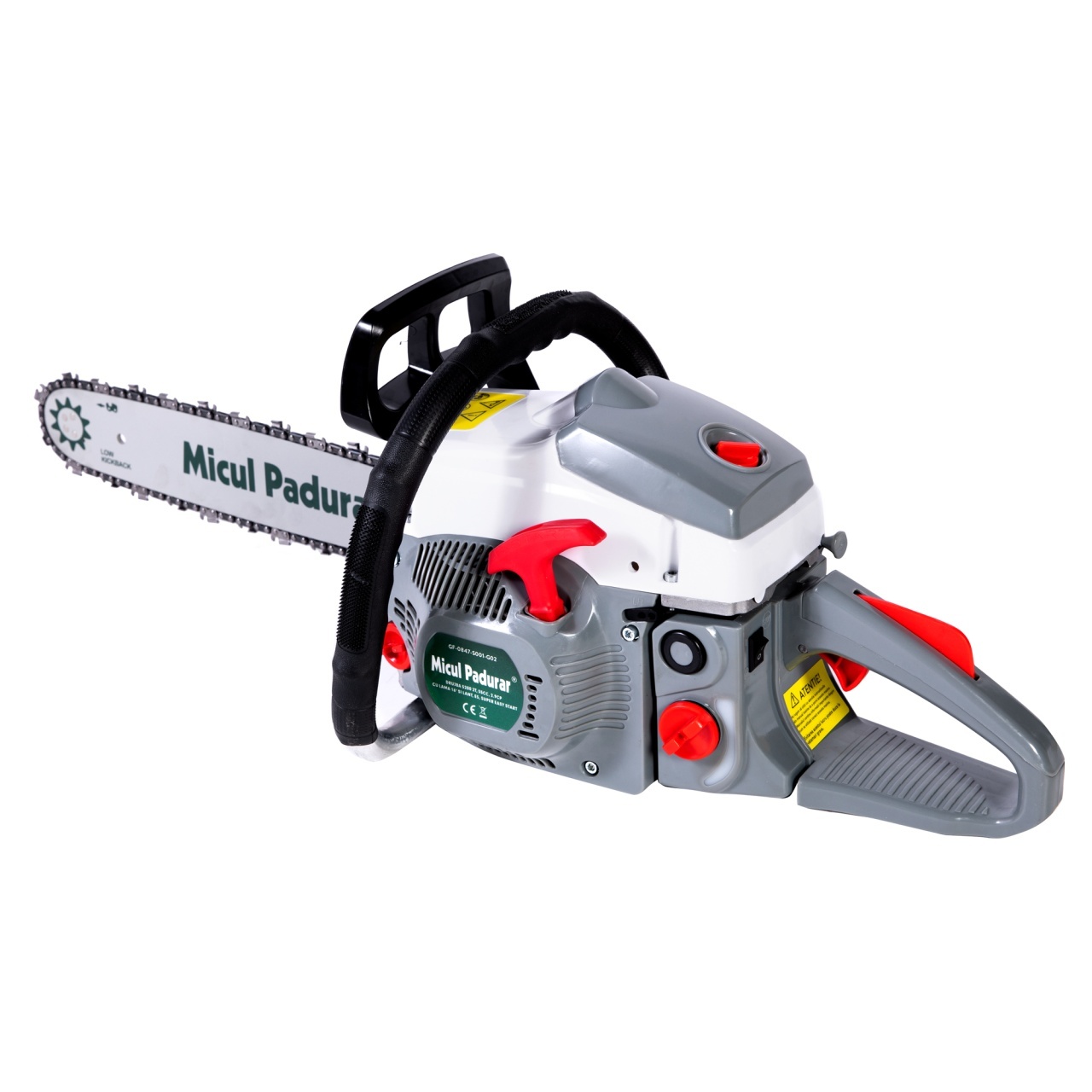 Drujba 5200 2 timpi 55CC 2.9CP E5 1 lama 16″ si un lant, pornire rapida – In lucru Drujba 5200 2 timpi 55CC 2.9CP E5 1 lama 16" si un lant, pornire rapida - In lucru