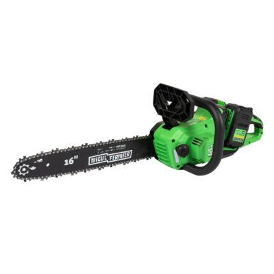 Drujba electrica Micul Fermier 40V 2x4Ah 16" Brushless - In lucru