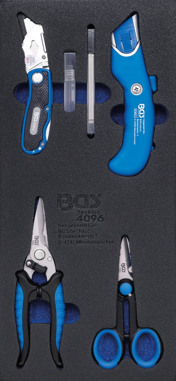 Echipare pentru dulap 1/3,set cutter si foarfeci, 6 piese, BGS 4096 – SimpleTools Echipare pentru dulap 1/3,set cutter si foarfeci, 6 piese, BGS 4096 - SimpleTools