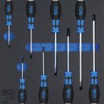 Echipare pentru dulap 2/3, surubelnite drepte si in cruce, BGS 4055 - Truse Scule