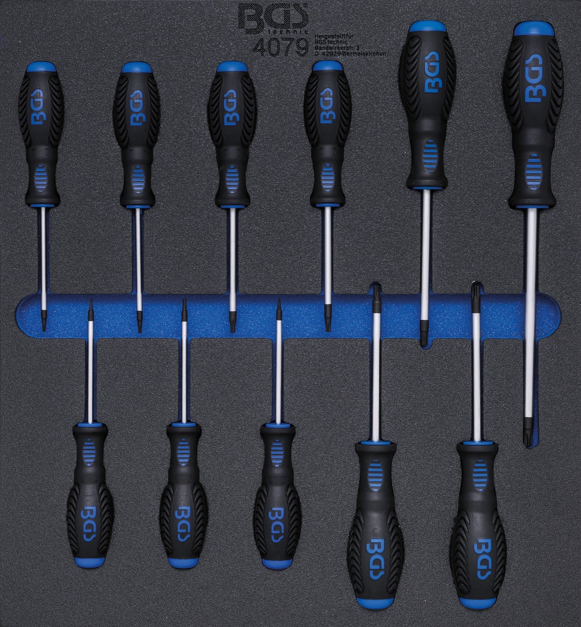 Echipare pentru dulap 44960 surubelnite torx, T6-T40, BGS 4079 – SimpleTools Echipare pentru dulap 44960 surubelnite torx, T6-T40, BGS 4079 - SimpleTools