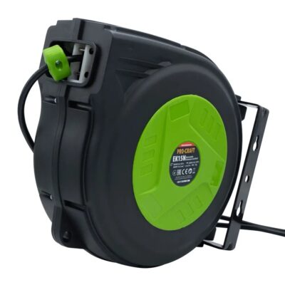 EK15N Cablu prelungitor cu tambur automat 15 metri PROCRAFT - In lucru
