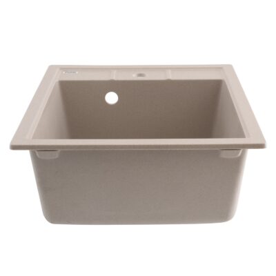 FCB-4651BA/1, Chiuveta de bucatarie din granit cu o cuva, seria BRICK, Aventa, 460x515x200 mm, FLOW - In lucru