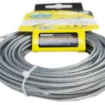 Fir motocoasa(trimmer) Micul Fermier, 3.0mm*10m, insertie metalica - In lucru