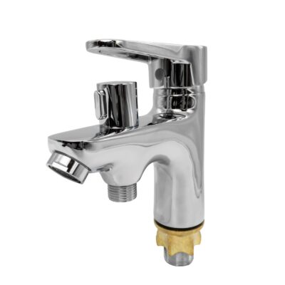FL 069-401ZC, Baterie lavoar cu cap bideu, zinc, crom, FLOW - In lucru