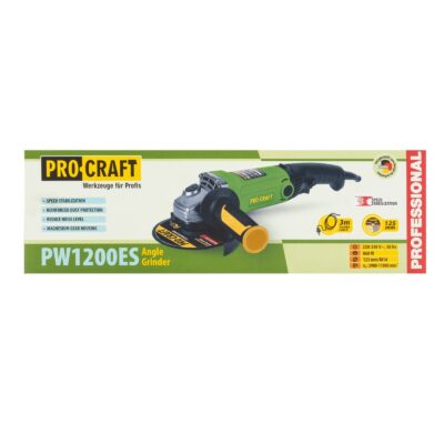 Flex polizor unghiular 1200 W cu variator PROCRAFT PW 1200ES - Polizoare unghiulare si de banc