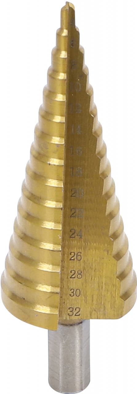 Freza pentru gaurit si majorat in trepte,pentru metal, 4-32mm, BGS 1619 – SimpleTools Freza pentru gaurit si majorat in trepte,pentru metal, 4-32mm, BGS 1619 - SimpleTools
