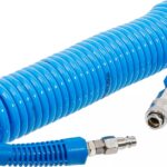 Furtun de aer spiralat pentru scule pneumatice, diametru interior 5mm, presiune maxima de lucru 10bari, lungime 6m, BGS 66540 - Cuple si furtunuri pneumatice
