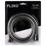 Furtun de dus flexibil din otel inoxidabil, Lungime 190 CM FLEKO RG-08-A - In lucru