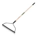 Grebla 16 dinti, maner lemn, 1500mm - In lucru
