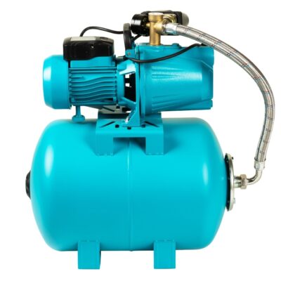 Hidrofor Detoolz 0.9 kW, debit maxim 3300l/h, inaltime maxima pompare 45m, corp pompa fonta, butelie 50L - In lucru