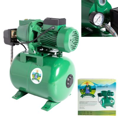 Hidrofor Micul Fermier 1.5 kW, debit maxim 3000l/h, inaltime maxima de pompare 53m, corp pompa fonta, capacitate vas expansiune 24 litri - Hidrofoare