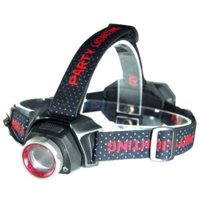 Lampa reincarcabila prevazuta cu banda pentru fixare pe cap