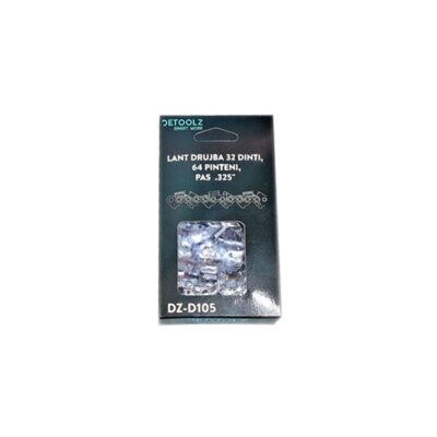 Lant drujba Detoolz, lungime 16'', pas 0.325'', grosime 1.3mm, 64 pinteni, 32 dinti, full chisel - SimpleTools
