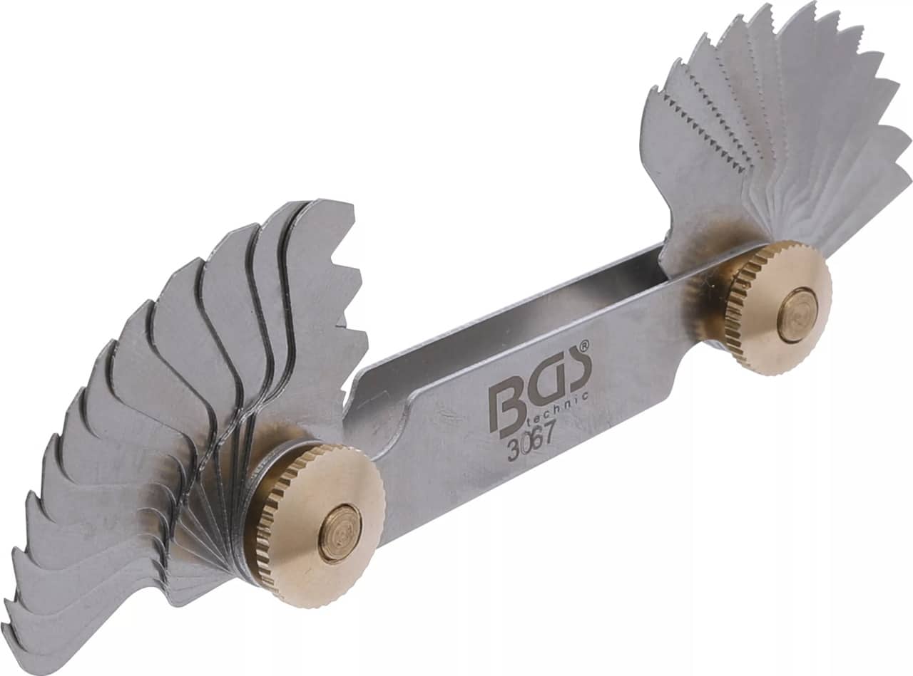Lera pentru filete, 24 lame, 0.25-6.00 mm, BGS 3067 – Instrumente de masura Lera pentru filete, 24 lame, 0.25-6.00 mm, BGS 3067 - Instrumente de masura