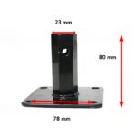 Manicot motocultor Micul Fermier, diametru 23mm, patrat - Roti si camere
