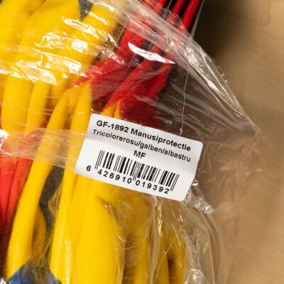 Manusi protectie Tricolore rosu/galben/albastru MF - In lucru