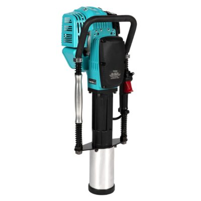 Masina batut stalpi, Detoolz, capacitate cilindrica 52CC, putere 2CP, motor benzina 2 timpi, energie maxima de impact 55J, frecventa maxima impact 1350 BPM - SimpleTools