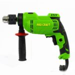 Masina de gaurit cu percutie Procraft PS1100, 810 W. 3000rpm, mandrina 13mm - In lucru