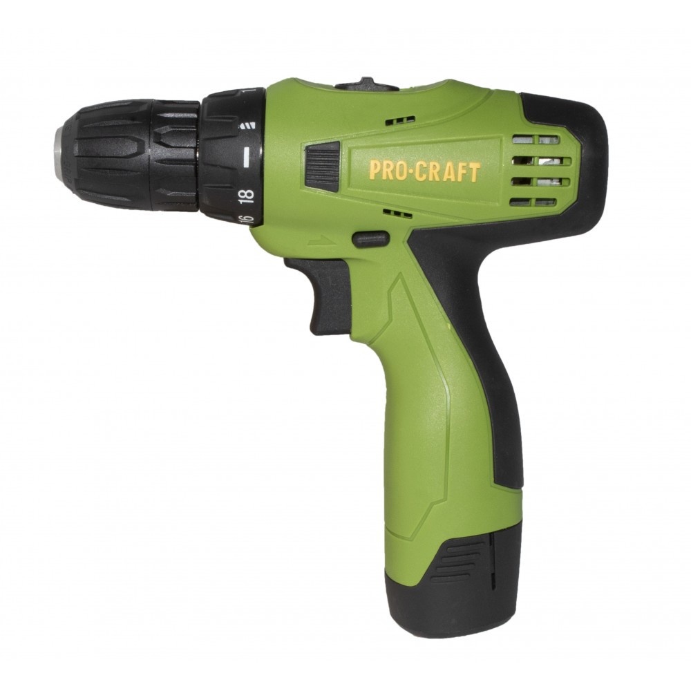 Masina de insurubat cu acumulator Procraft PA12PRO DFR, 12V/2A, 1350 RPM, mandrina 10 mm, 2 baterii - Masini de gaurit si insurubat cu acumulator