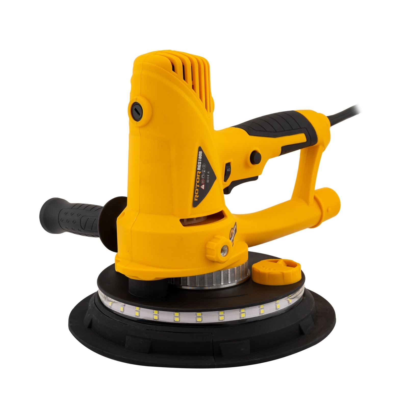 Masina de slefuit pereti ROTOR RG-S180B, 750W , 800-1750 rot/min – In lucru Masina de slefuit pereti ROTOR RG-S180B, 750W , 800-1750 rot/min - In lucru