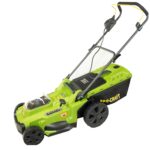 Masina de tuns iarba pe 2 acumulatori PLM22 PROCRAFT - In lucru