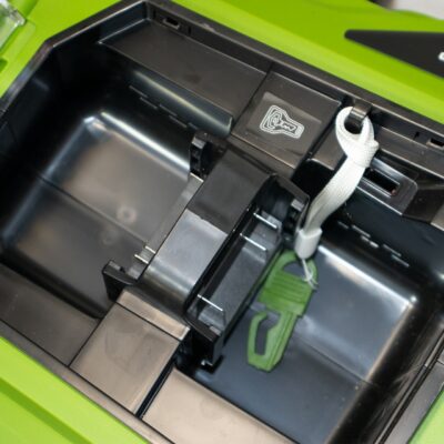 Masina de tuns iarba pe 2 acumulatori PLM22 PROCRAFT - In lucru