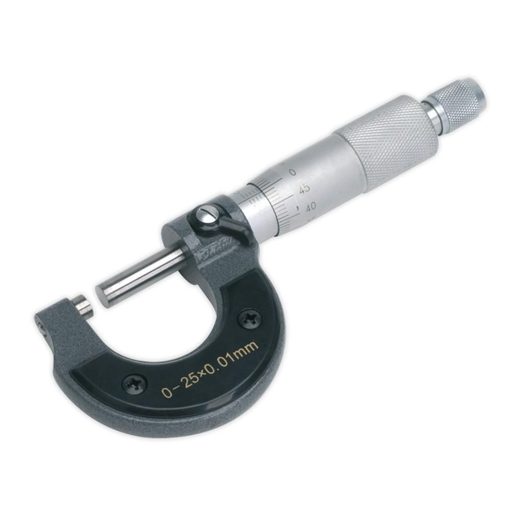 Micrometru exterior – In lucru Micrometru exterior - In lucru